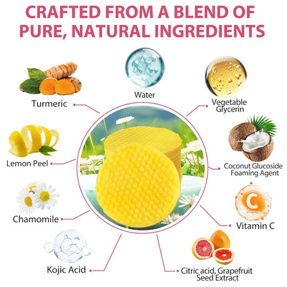 Turmeric & Kojic Acid Cleansing Pads - 40PCS Facial Cleansing Pads