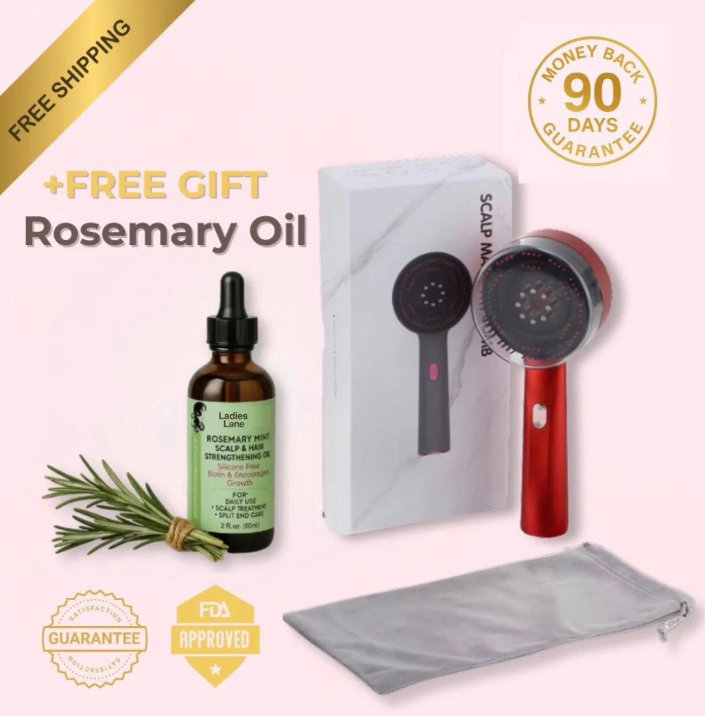 SolarCrown™ - Red Light Therapy Scalp Massager