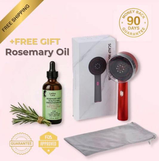 SolarCrown™ - Red Light Therapy Scalp Massager