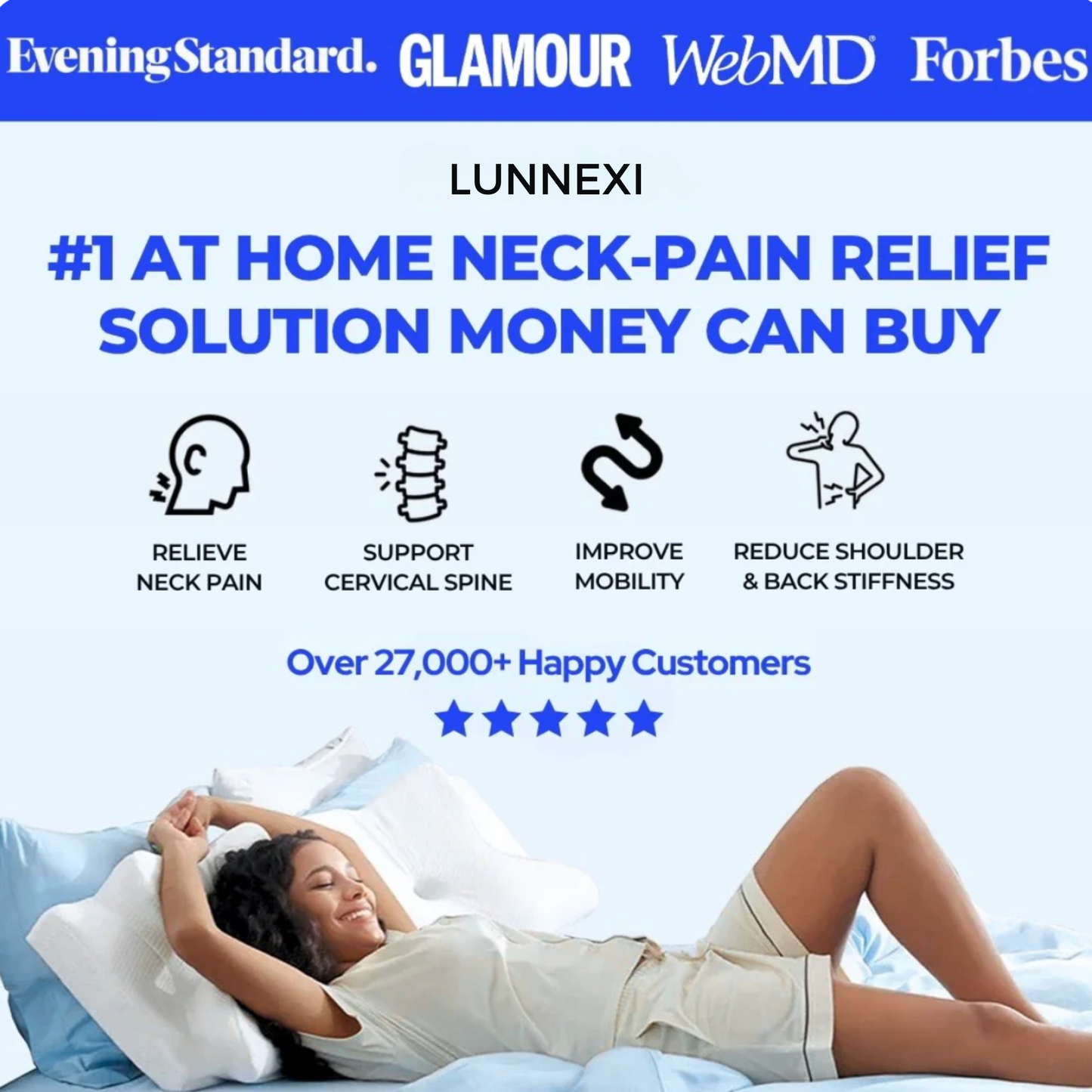 Lunnexi™ - Ergonomic Pillow