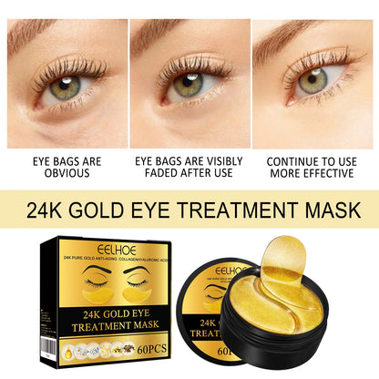 Golden Collagen & Hyaluronic Acid Eye Masks (60pcs)