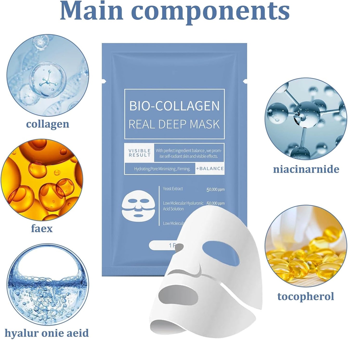 Anti-Aging Collagen Face Mask (x5)