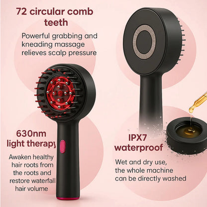 SolarCrown™ - Red Light Therapy Scalp Massager