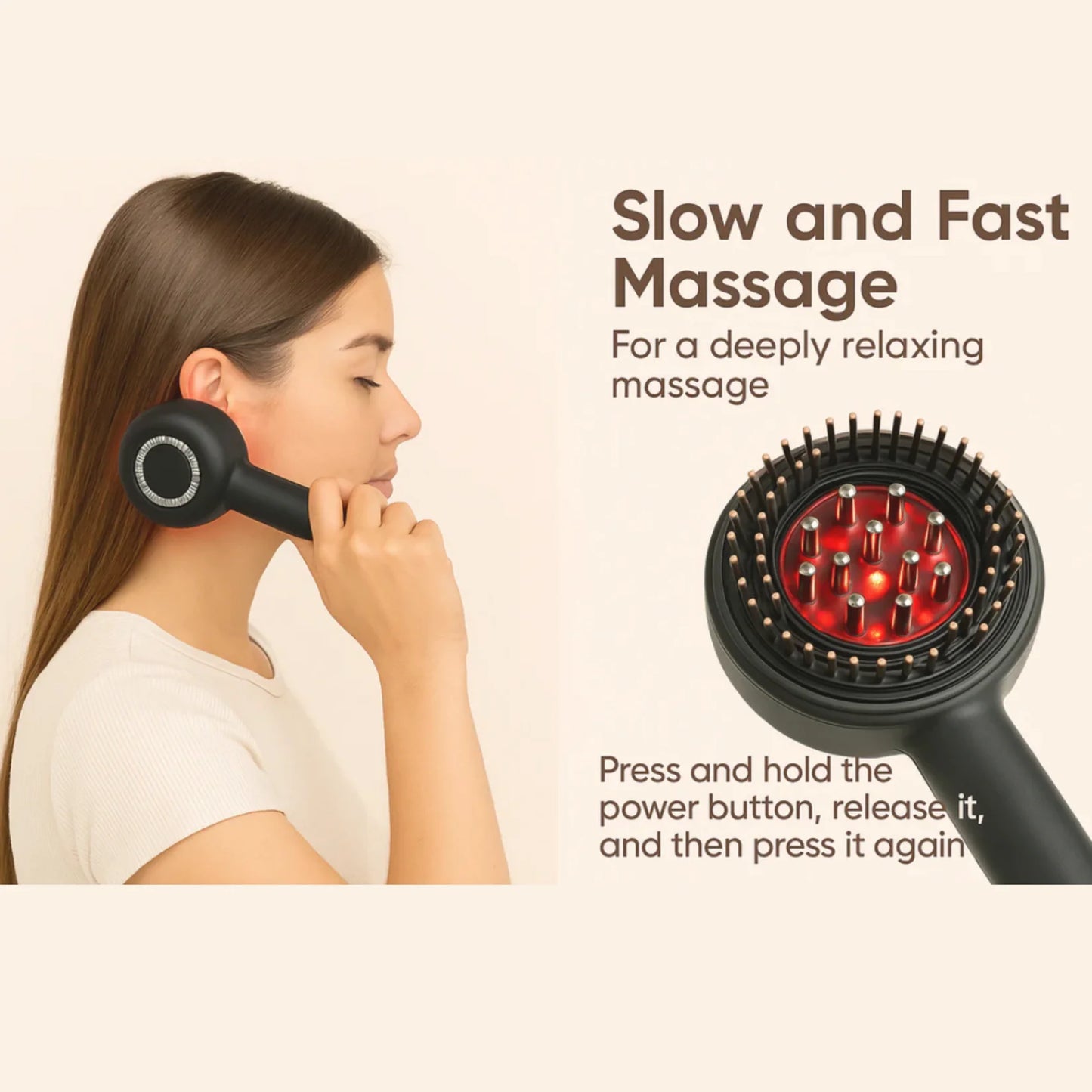 SolarCrown™ - Red Light Therapy Scalp Massager