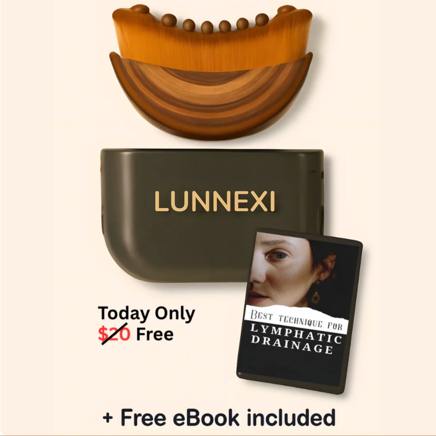 Lunnexi™ Cepillo de contorno linfático